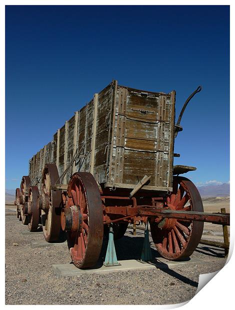 Borax Mine Truck  Death Valley Print by Bob Clewley
