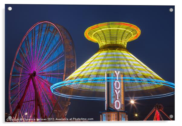 State Fair II Acrylic by Clarence Holmes