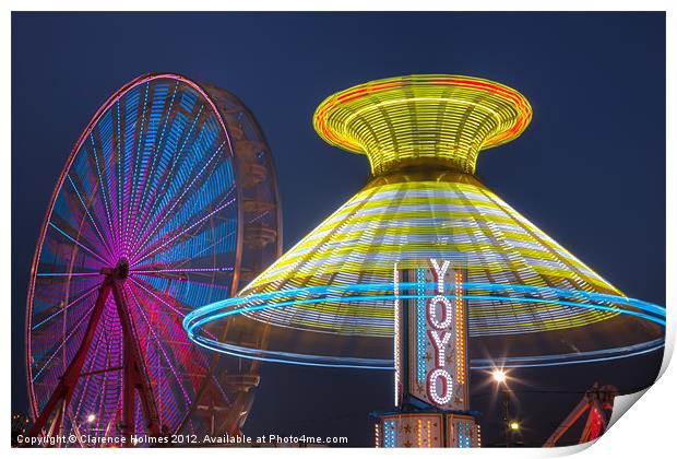 State Fair II Print by Clarence Holmes