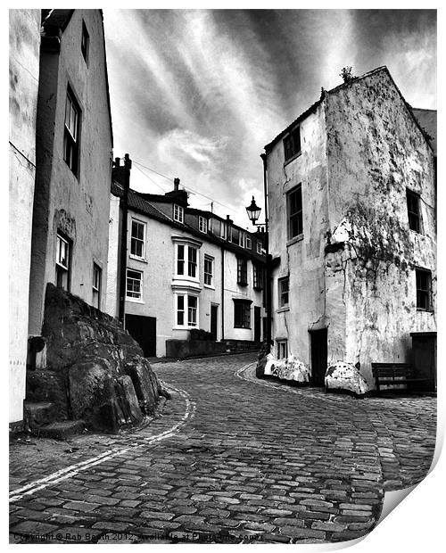 'Dark Streets of Staithes' Print by Rob Booth