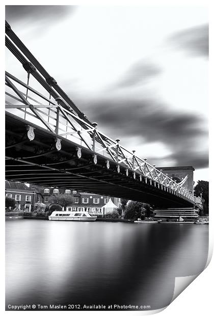 Marlow Bridge Print by Tom Maslen