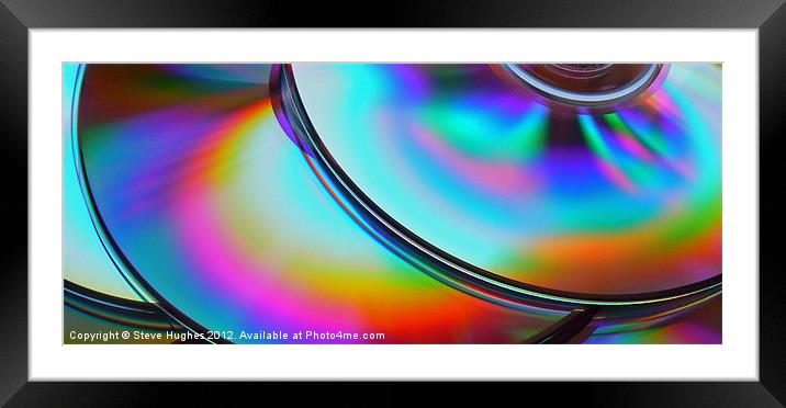 Multicoloured Music Framed Mounted Print by Steve Hughes