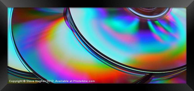 Multicoloured Music Framed Print by Steve Hughes