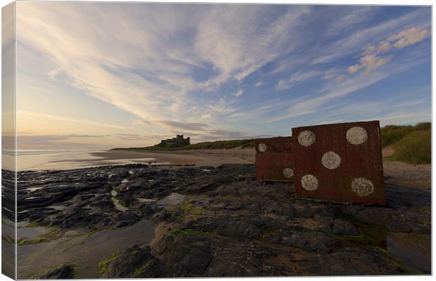 Bamburgh Castle Canvas Print by Northeast Images