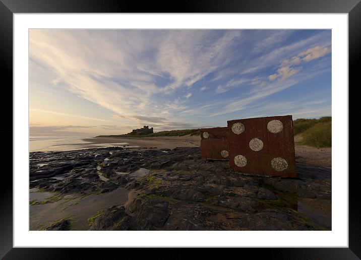 Bamburgh Castle Framed Mounted Print by Northeast Images