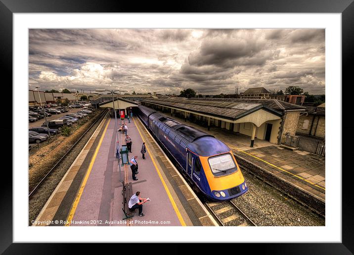 Chippenham Station Framed Mounted Print by Rob Hawkins