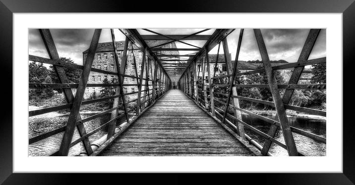 The Bridge Framed Mounted Print by Gary Richardson