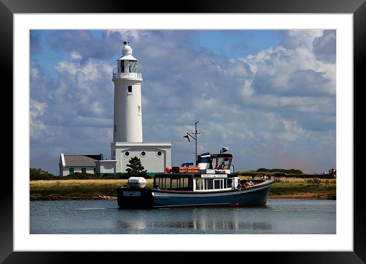 Hurst Point Lighthouse Framed Mounted Print by David French