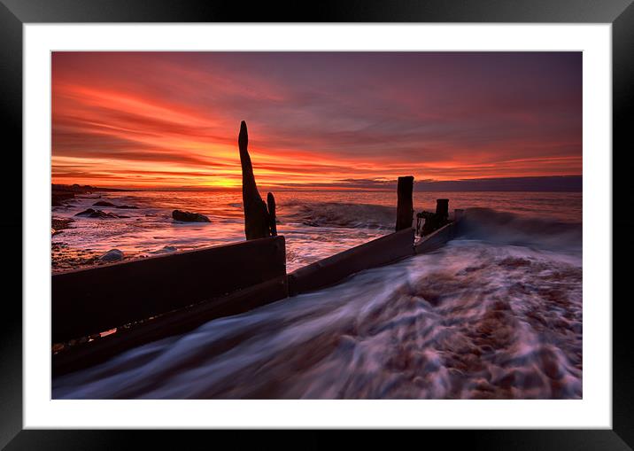 Day break Framed Mounted Print by mark leader