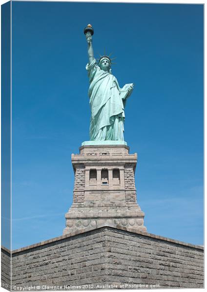 Statue of Liberty II Canvas Print by Clarence Holmes