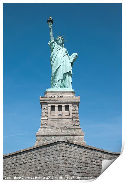 Statue of Liberty II Print by Clarence Holmes
