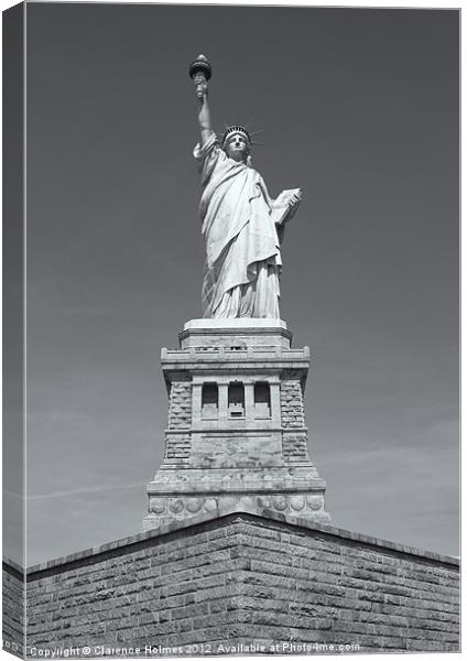 Statue of Liberty III Canvas Print by Clarence Holmes