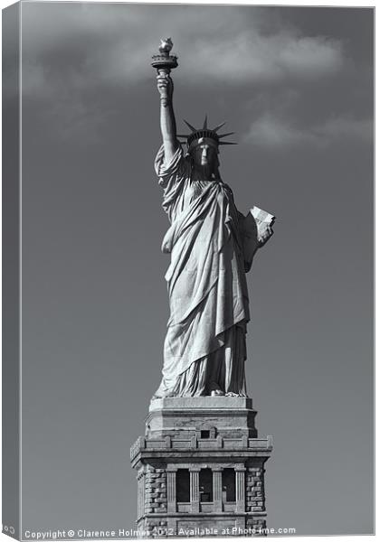 Statue of Liberty V Canvas Print by Clarence Holmes