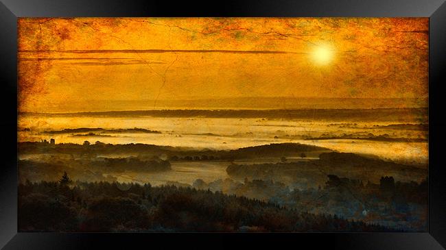 Misty Morning Glory Framed Print by Chris Manfield