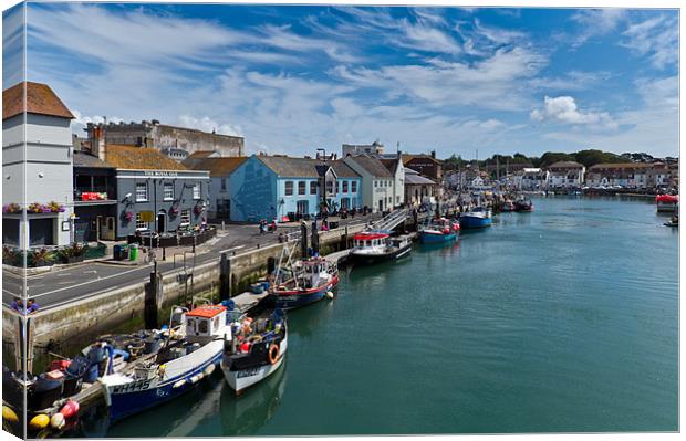 Weymouth harbour Canvas Print by Gary Eason
