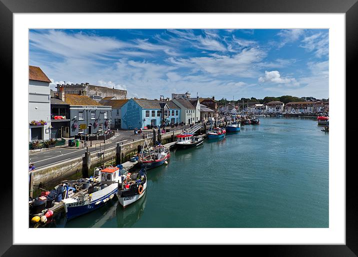 Weymouth harbour Framed Mounted Print by Gary Eason