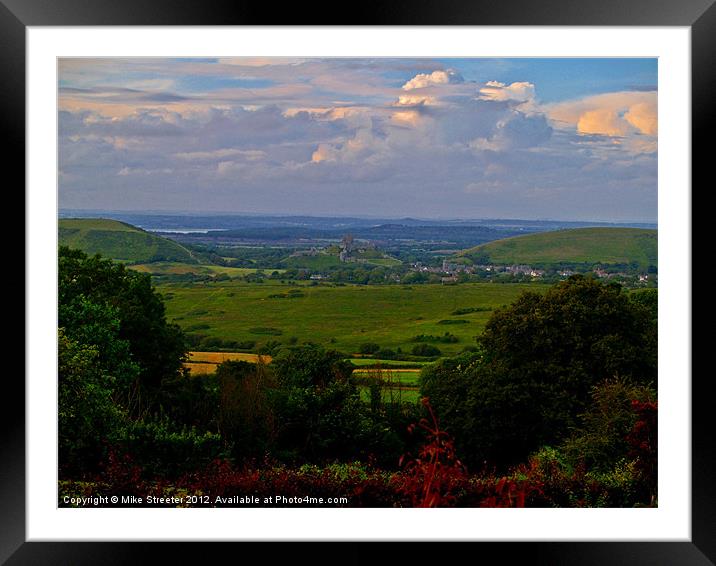 Looking Down Framed Mounted Print by Mike Streeter