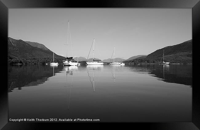 Loch Leven Boat Framed Print by Keith Thorburn EFIAP/b