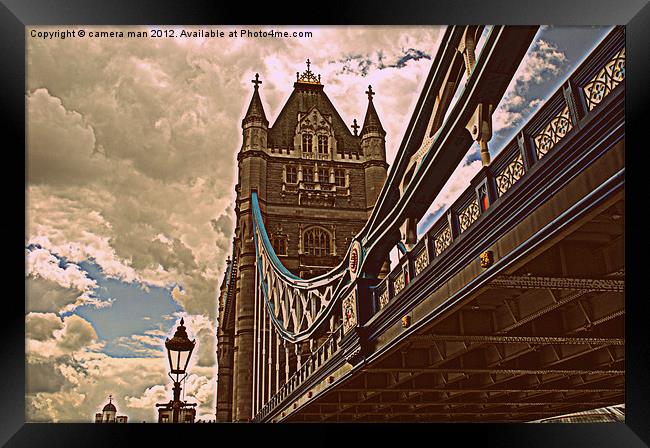 Tower Bridge Framed Print by camera man