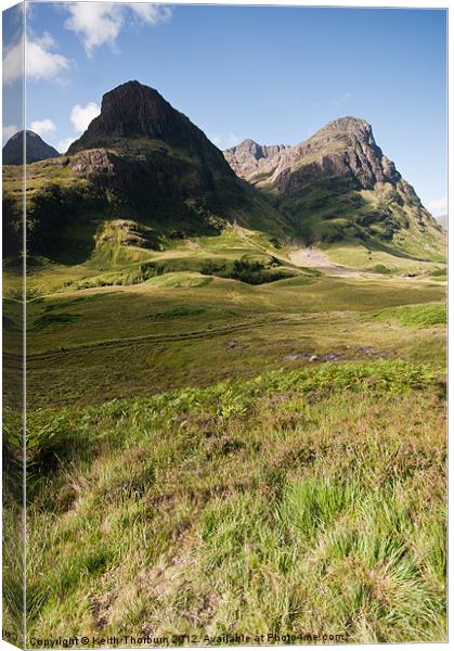 Three Sisters Glencoe Canvas Print by Keith Thorburn EFIAP/b