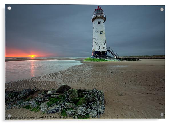 Talacre lighthouse Acrylic by R K Photography