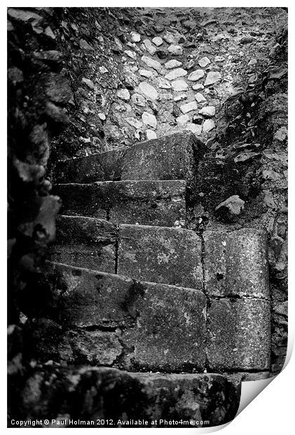 Steps to Nowhere Print by Paul Holman Photography