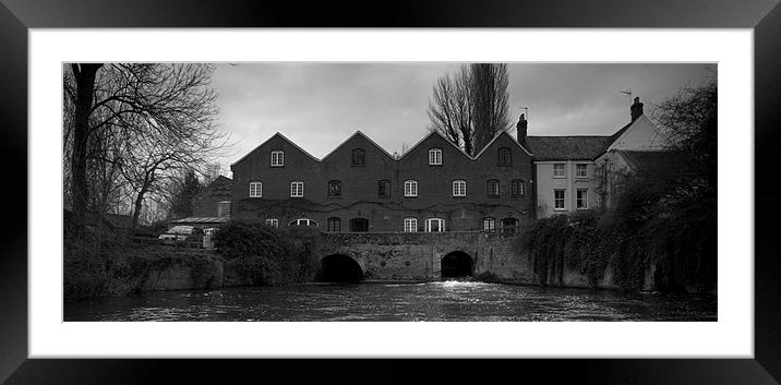 Bawburgh Mill Pond Framed Mounted Print by John Boekee