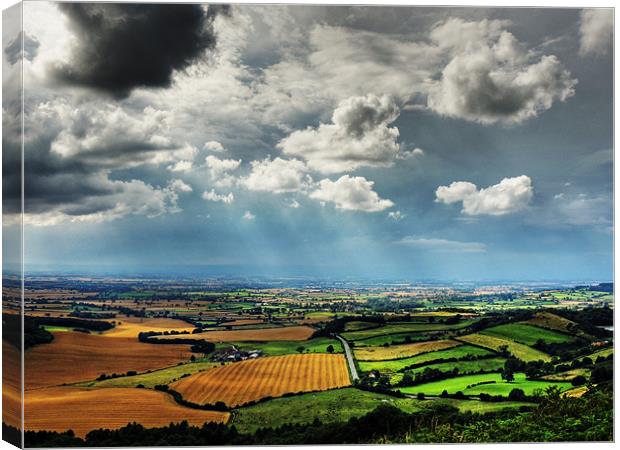 Sunny Spells & Storms Canvas Print by Mark Pritchard