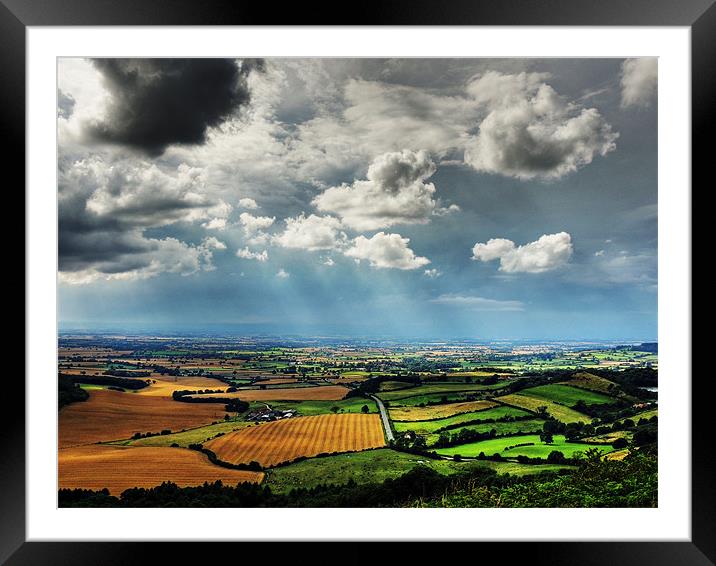 Sunny Spells & Storms Framed Mounted Print by Mark Pritchard