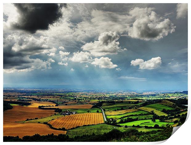 Sunny Spells & Storms Print by Mark Pritchard