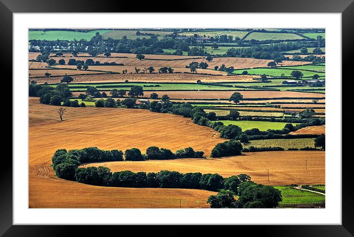 English Countryside Framed Mounted Print by Mark Pritchard