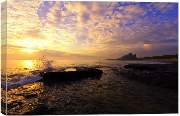 Bamburgh Castle Canvas Print by Northeast Images