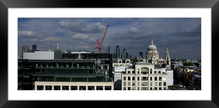 St Paul's Cathedral London Framed Mounted Print by John Boekee
