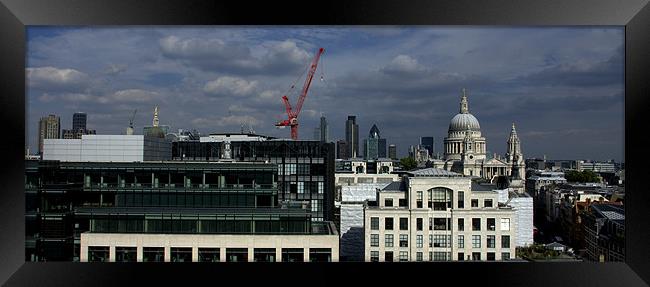 St Paul's Cathedral London Framed Print by John Boekee