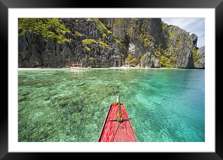 Philippines coast Framed Mounted Print by peter schickert