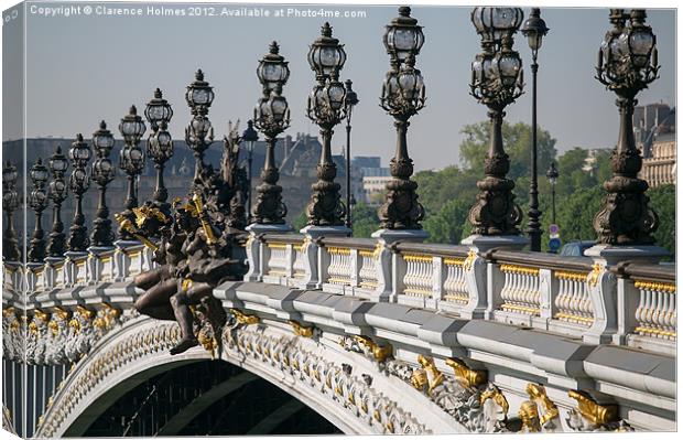 Pont Alexander III Canvas Print by Clarence Holmes