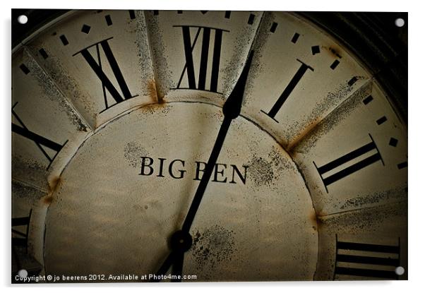 big ben Acrylic by Jo Beerens