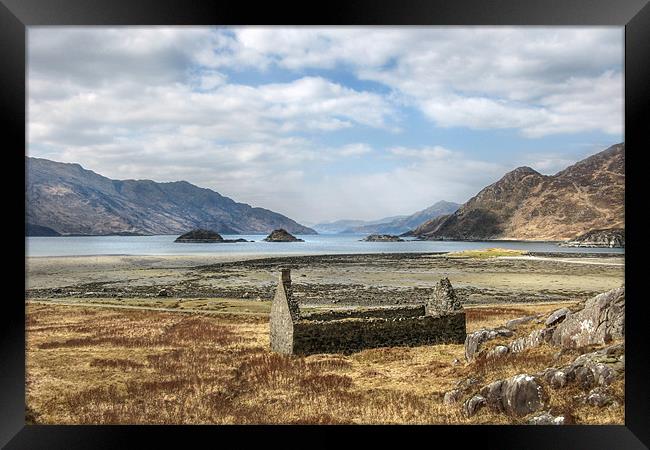 Ruin at Loch Hourn Framed Print by World Images