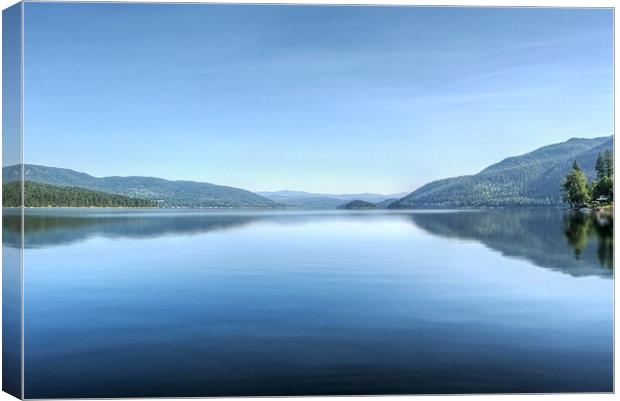 Canim Lake Canvas Print by World Images