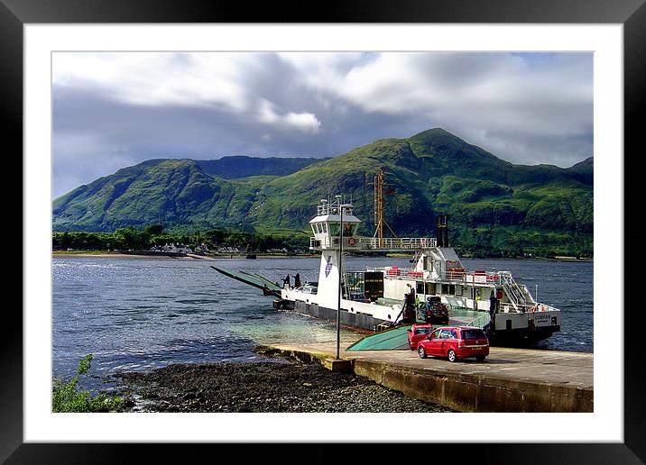 Corran Ferry Loch Linnhe Framed Mounted Print by World Images