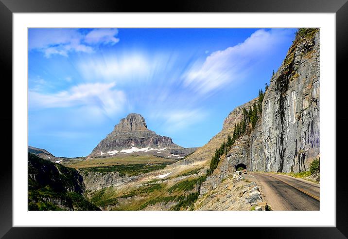 Going to the Sun Road Framed Mounted Print by World Images