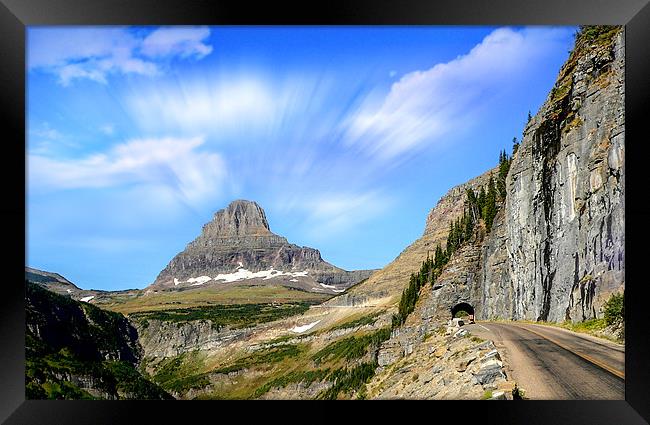Going to the Sun Road Framed Print by World Images