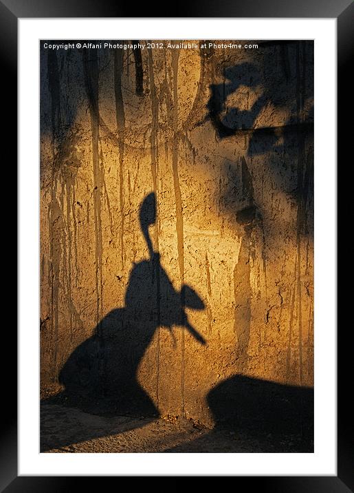 Shadow theatre Framed Mounted Print by Alfani Photography