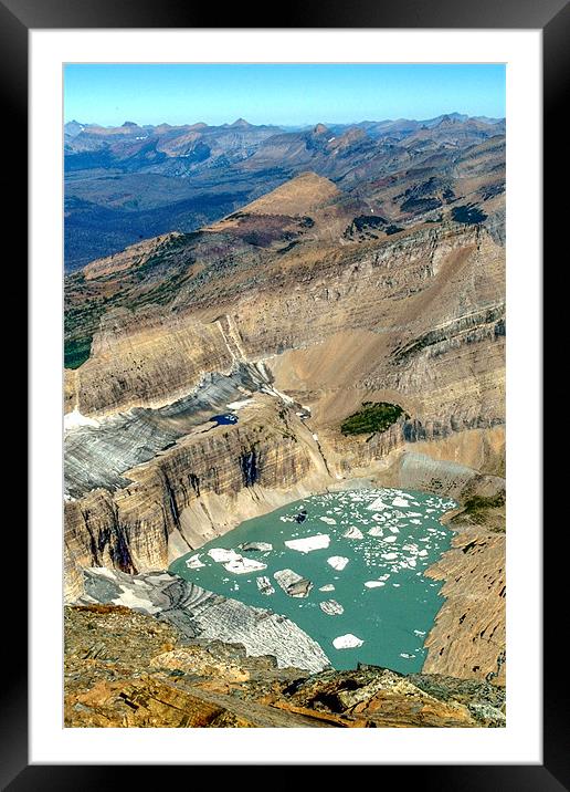 Grinnell Glacier Framed Mounted Print by World Images