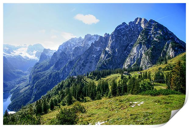 Mount Grosser Donnerkogel Print by World Images