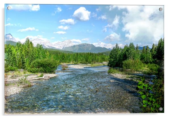 Highwood River Acrylic by World Images