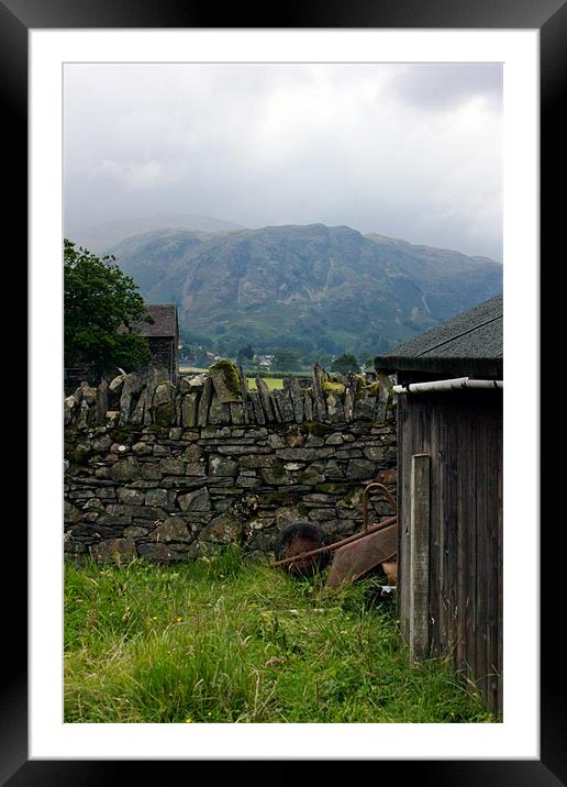 Coniston Old Man Framed Mounted Print by Mark Battista