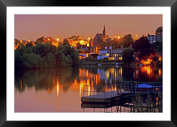 Life on the Riverbank Framed Mounted Print by Ben Welsh
