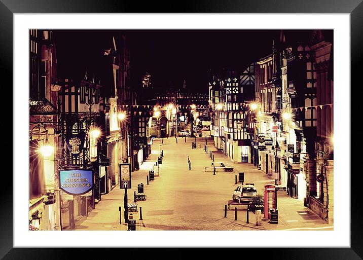 Chester City Framed Mounted Print by Ben Welsh