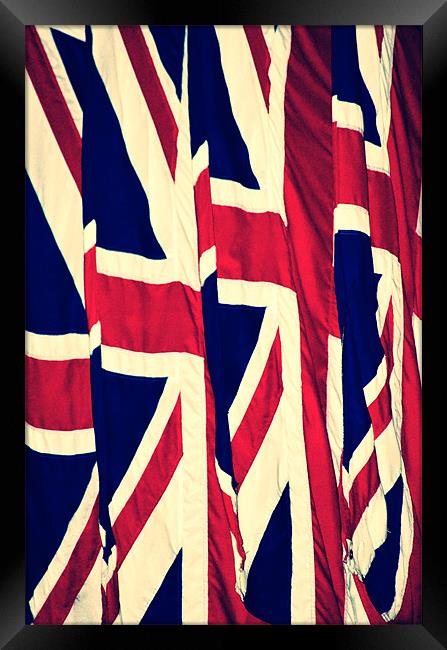 Union Jack Framed Print by Ben Welsh